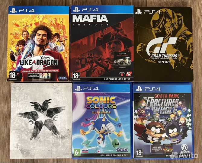Игры PS4 Диски пс4