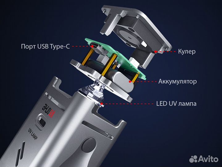Jcid Aixun UV Lamp ультрафиолетовый фонарик