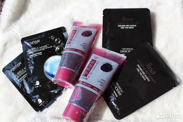 Маски для лица пузырьковые