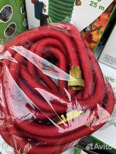 Шланг садовый увеличивается в 5 раз 100метррв