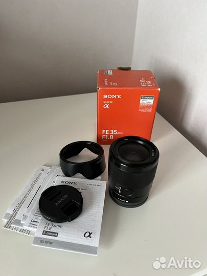 Объектив sony e mount 35 1.8