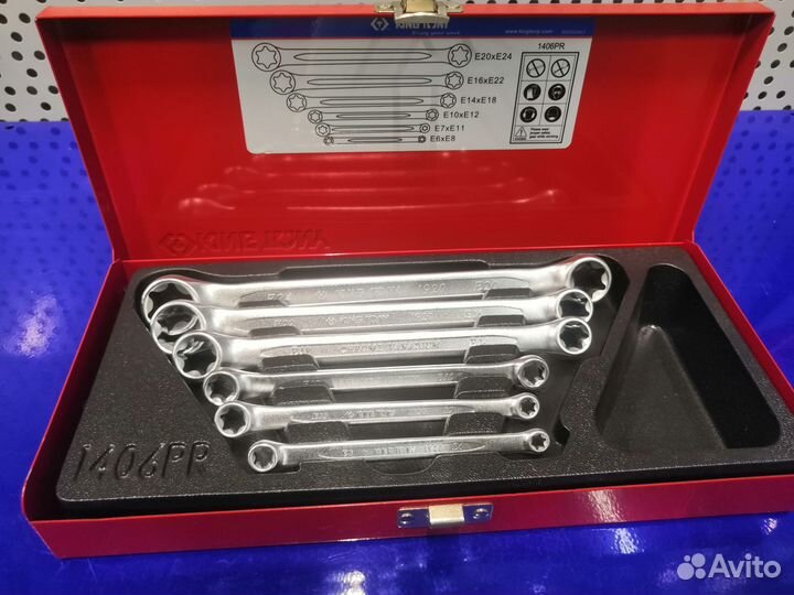 Набор накидных ключей, Е6-Е24 1406PR