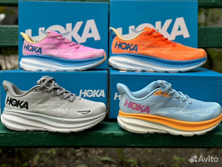 Кроссовки женские для бега hoka clifton 9