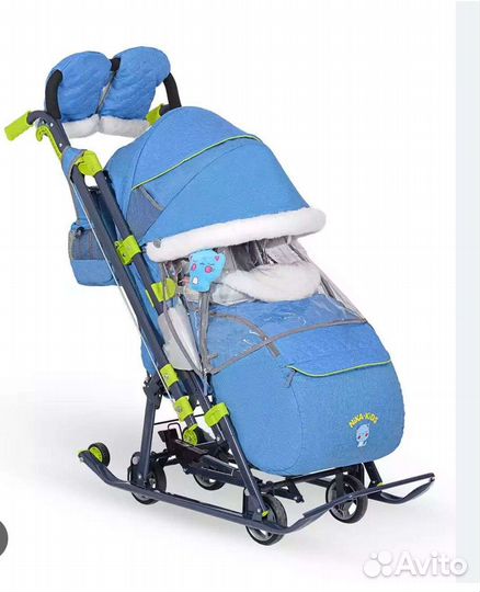 Детские санки коляска