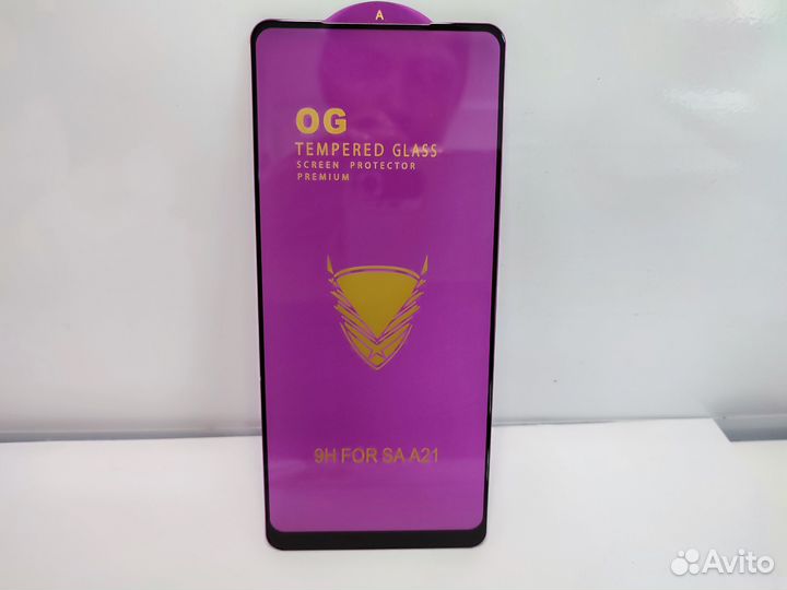 Защитное стекло Samsung Galaxy A21, противоударное