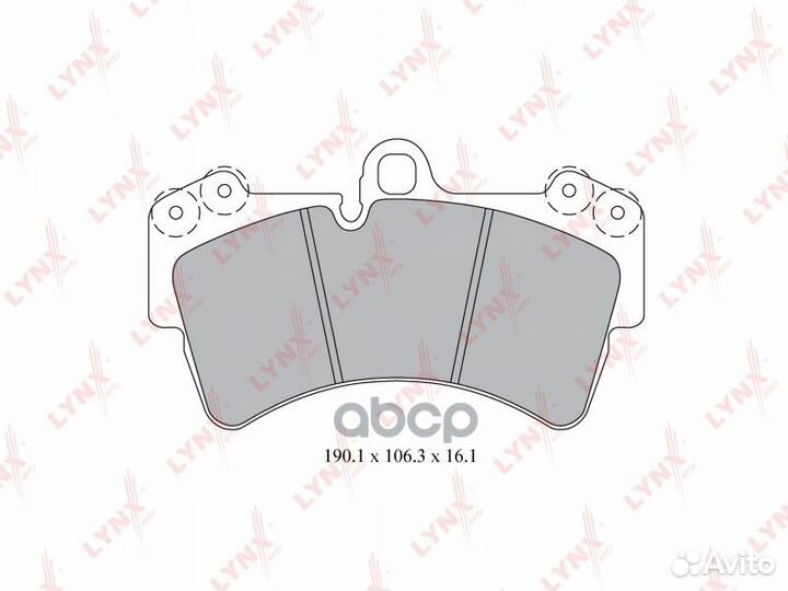 Колодки тормозные audi Q7/volkswagen touareg/PO
