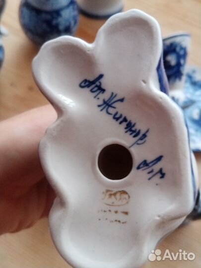 Фарфоровая посуда гжель