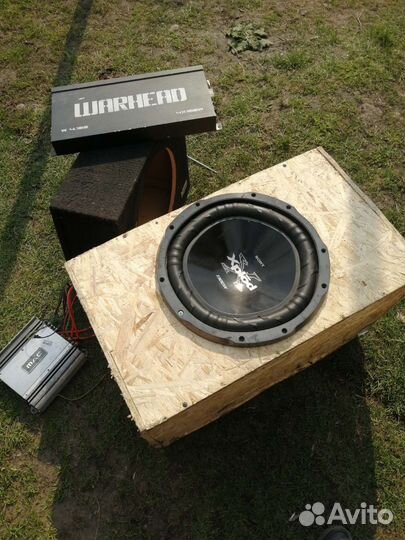 Продам саб с коробом и моноблоком