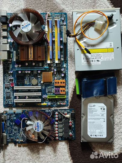 Компьютер без корпуса Core 2 Duo + GTS250