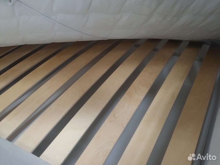 Детская мягкая кровать с ящиком (розовый )