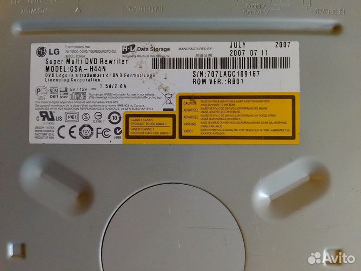 Дисковод DVD LG super multi