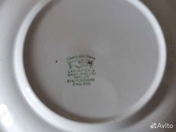 Коллекционная тарелка фарфор, Охота Англия