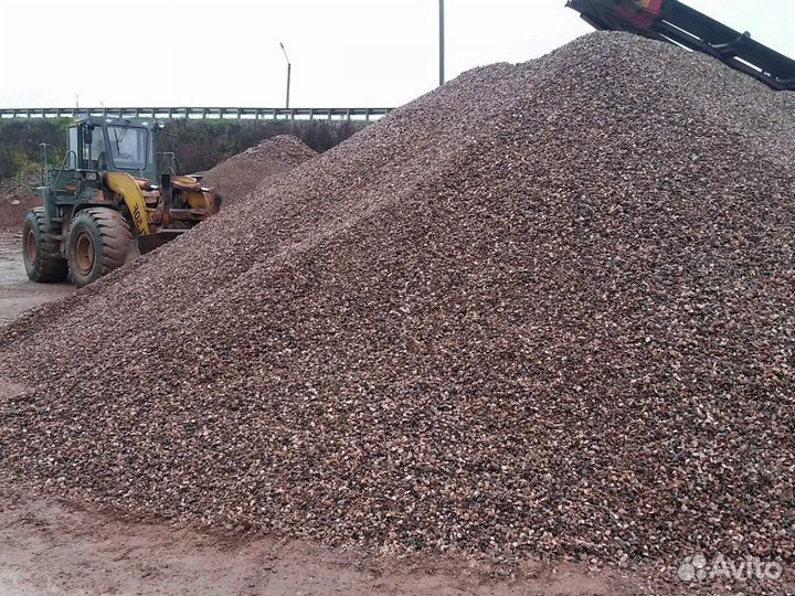 Щебень \ Отсев гранитный 20 фракции от трех кубов