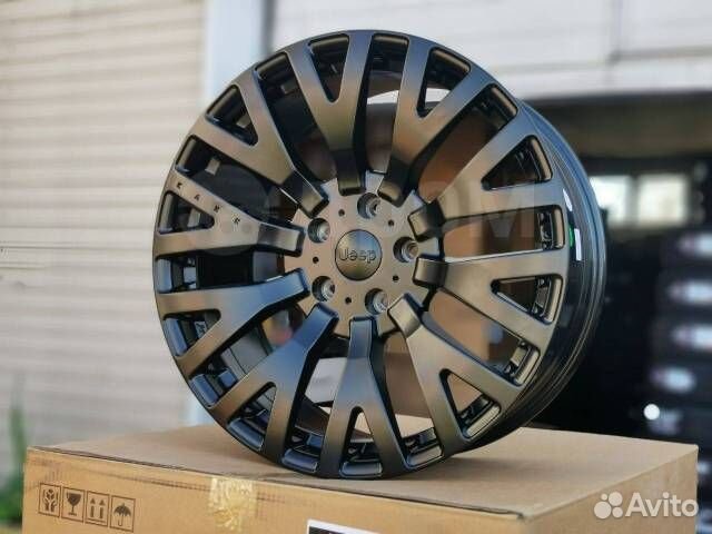 Диск литой Replica Jeep Satin Black Kahn R20 5x127