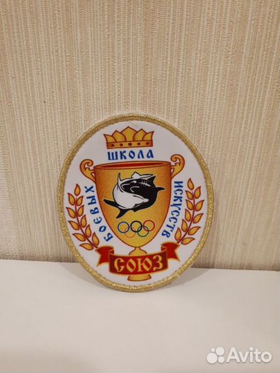 Каратэ.Нашивка на кимоно-Школа боевых искус.-Союз