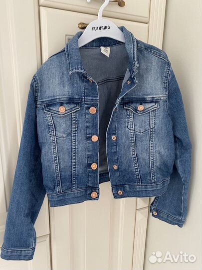 Джинсовая куртка для девочки