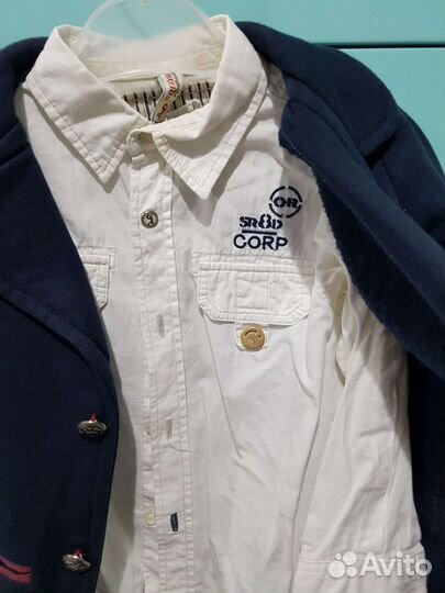 Детский пиджак и рубашка