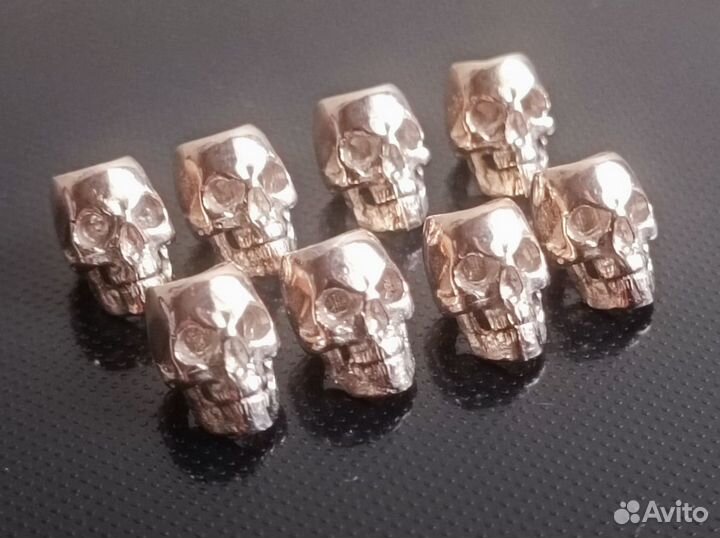 Золотые черепа 375пробы
