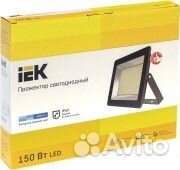 Прожектор IEK сдо 06-150 IP65 6500K черный lpdo60