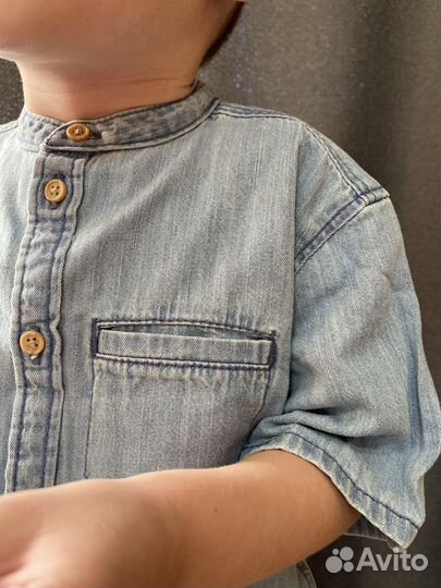 Летний костюм детский футболка/рубашка и шорты