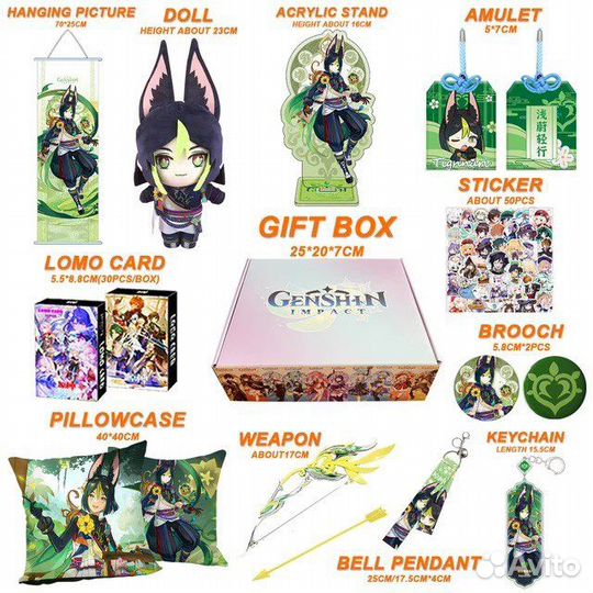 Подарочный набор Genshin Impact (gift box)