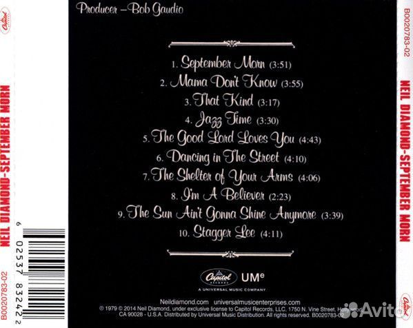 Neil Diamond - September Morn (CD)