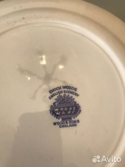 Тарелка фарфоровая.Англия