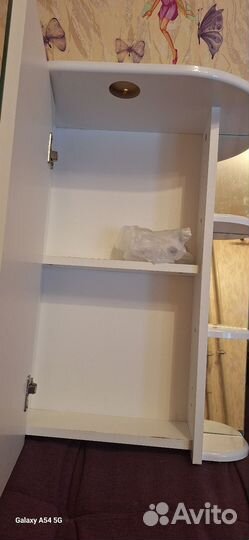 Комплек для ванной, зеркало + пенал