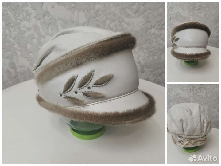 Шапка норковая женская