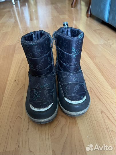 Сапоги осенние и валенки