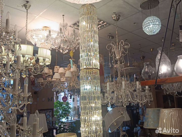 Люстра хрустальная