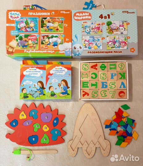 Развивающие игрушки на разный возраст