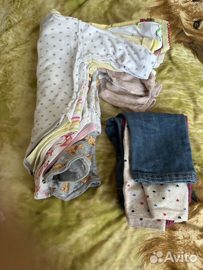 Вещи на девочку до года