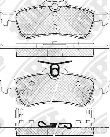 Колодки дисковые nibk PN1840