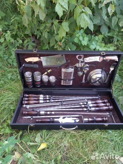 Набор шампуров в кейсе