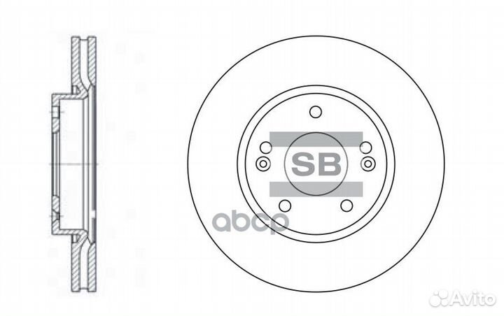 Диск тормозной hyundai tucson 06/i30 09/KIA C