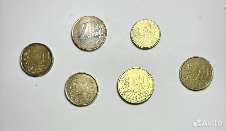 Монеты евро