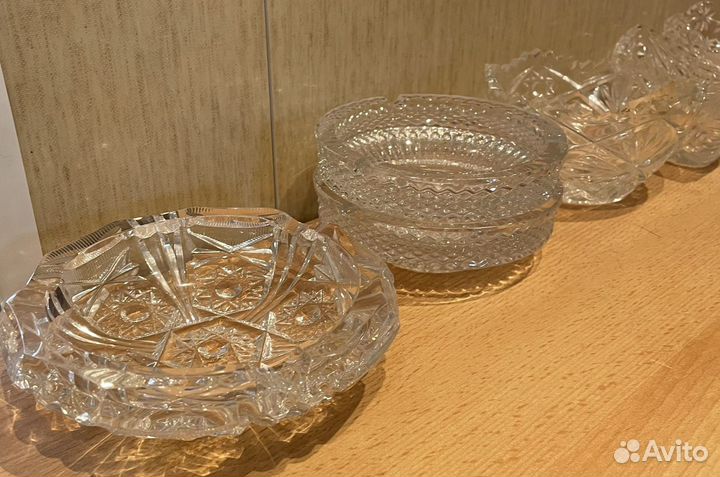 Ваза хрустальная