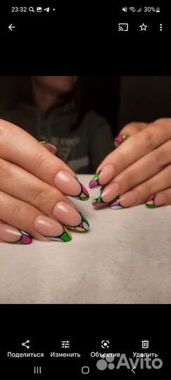 Наращивание ногтей на дому