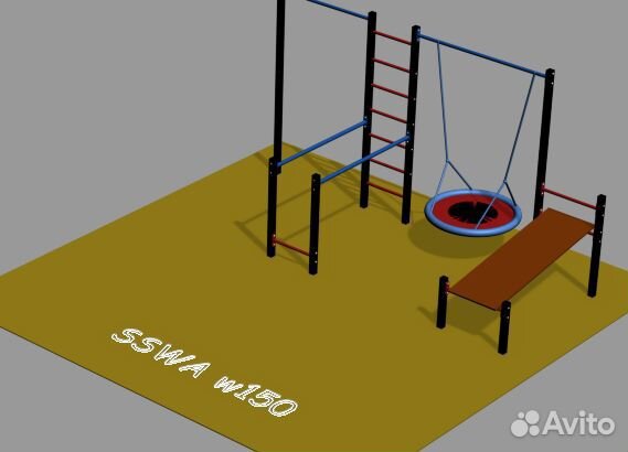 Воркаут площадка sswa 150 для взрослых и детей