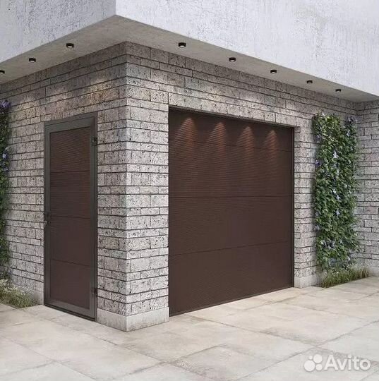 Секционныегаражные ворота под ключ