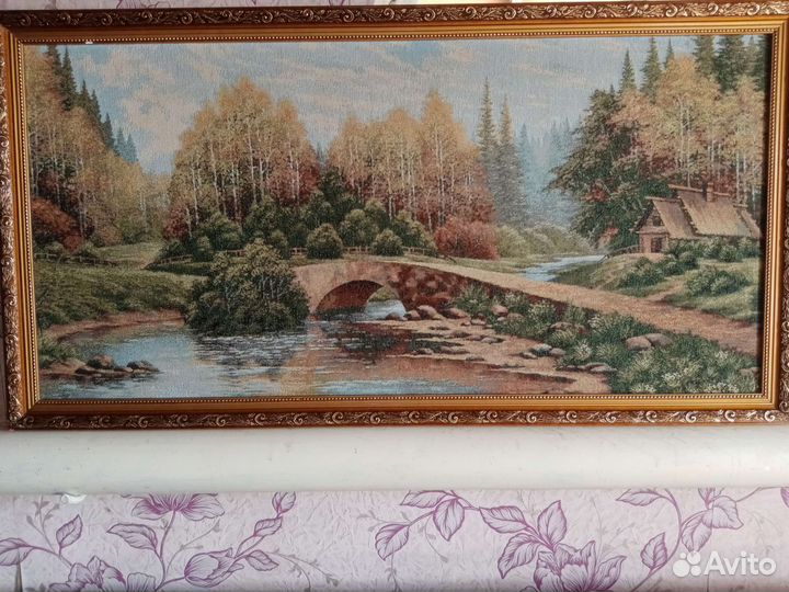 Картина из гобелена