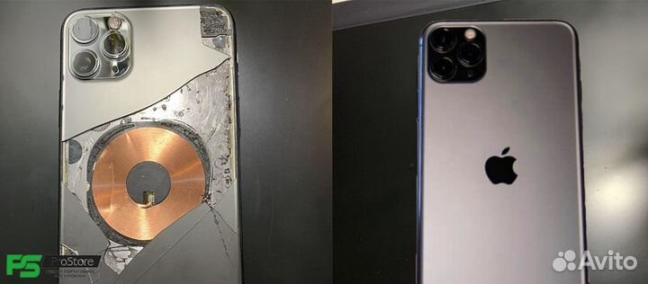 iPhone 8 стекло/крышка корпуса c установкой