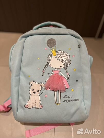Рюкзак школьный ранец Grizzly для девочки