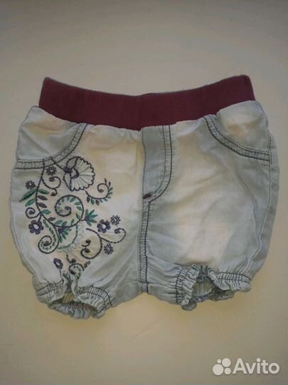 Шорты на девочку 1-3 года