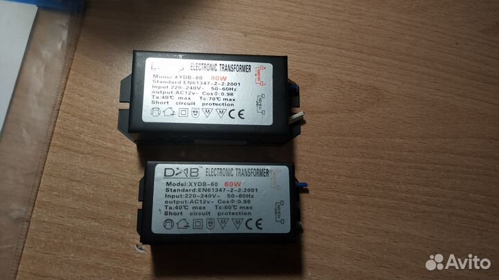 Электронный трасформатор 220v-12v 80w