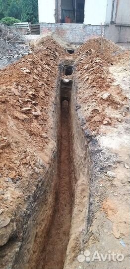 Землекопы копка траншей