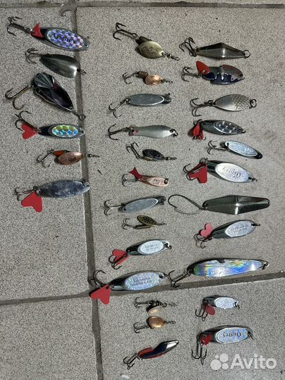 Воблеры, блесны, силиконовые приманки, спининг