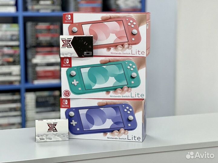 Nintendo Switch Lite прошитые новые