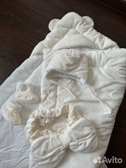 Конверт одеяло на выписку зима